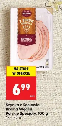 Biedronka Szynka z Kociewia Kraina Wędlin Polskie Specjały, 100 g oferta