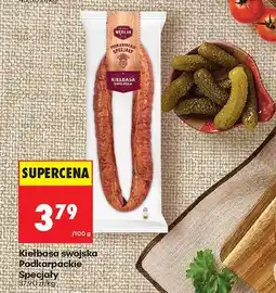 Biedronka Kiełbasa swojska Podkarpackie Specjały, 100 g oferta