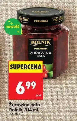 Biedronka Żurawina cała Rolnik, 314ml oferta