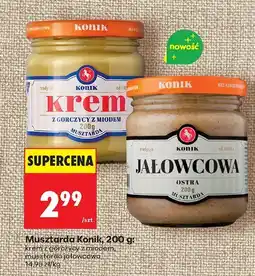 Biedronka Musztarda Konik, 200g jałowcowa oferta
