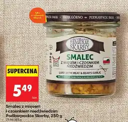 Biedronka Smalec z mięsem i czosnkiem niedźwiedzim Podkarpackie Skarby, 250g oferta