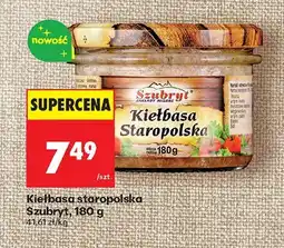 Biedronka Kiełbasa staropolska Szubryt, 180g oferta