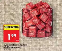 Biedronka Irysy z makiem i śląskim mlekiem na wagę Biedronka oferta