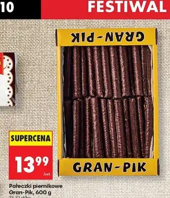 Biedronka Pałeczki piernikowe Gran-Pik oferta