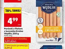 Biedronka Parówki z filetem z kurczaka Kraina Wędlin 250g oferta