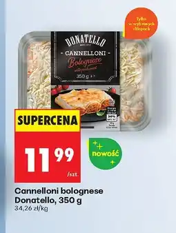 Biedronka Cannelloni bolognese Donatello 350g oferta
