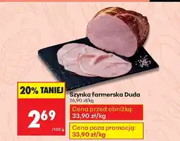 Biedronka Szynka farmerska Duda oferta