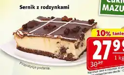 Prim Market Sernik z rodzynkami 1 kg Cukiernia Mazurska oferta
