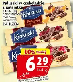 Prim Market Paluszki w czekoladzie z galaretką Krakuski 144g Bahlsen oferta
