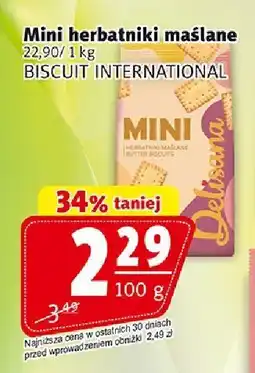Prim Market Herbatniki maślane Mini Biscuit International 100g oferta