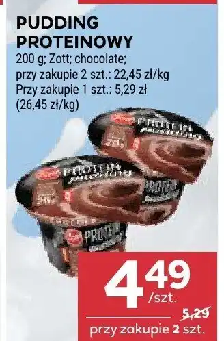 Stokrotka Pudding proteinowy Zott oferta