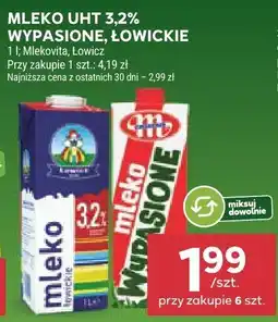 Stokrotka Mleko UHT 3,2% Wypasione, Łowickie Łowicz oferta