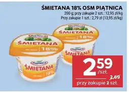 Stokrotka Śmietana 18% OSM Piątnica 200 g oferta