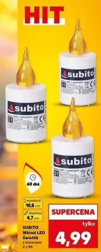 Kaufland Wkład led 60 dni żółty Subito oferta