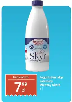 Dino Jogurt pitny skyr naturalny 1l Mleczny Skarb oferta