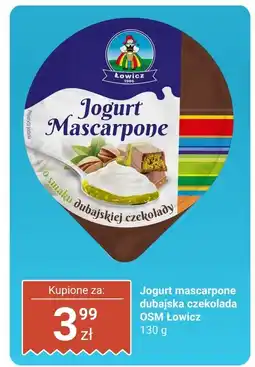 Dino Jogurt mascarpone dubajska czekolada OSM Łowicz oferta