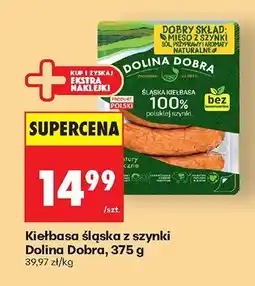 Biedronka Kiełbasa śląska z szynki Dolina Dobra oferta