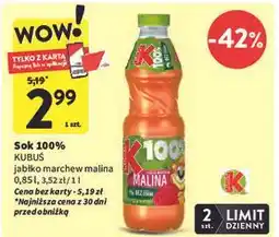 Intermarche Sok jabłko-marchew-malina Kubuś 100% oferta