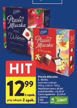 Intermarche Czekoladki waniliowe E. Wedel Ptasie Mleczko oferta