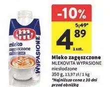 Intermarche Mleko zagęszczone niesłodzone Mlekovita oferta