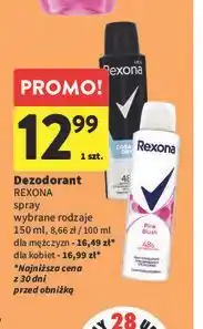 Intermarche Dezodorant pink blush Rexona Motionsense oferta