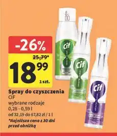Intermarche Zapas do czyszczenia fresh Cif oferta