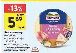 Intermarche Ser kremowy z szynką Hochland oferta