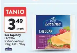 Intermarche Ser topiony cheddar Lactima oferta