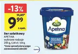 Intermarche Ser typu feta w kostkach original Arla Apetina oferta