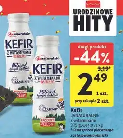 Intermarche Kefir z witaminami Janaturalnie oferta