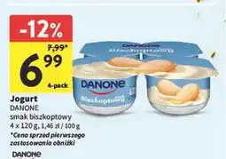 Intermarche Jogurt biszkoptowy Danone Kremowy oferta