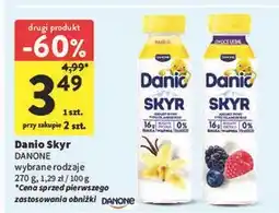 Intermarche Jogurt skyr wanilia Danone Danio oferta