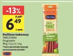 Intermarche Kabanosy oryginalne Tarczyński Roślinne oferta