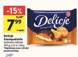 Intermarche Ciastka z galaretką pomarańczową Delicje Szampańskie oferta