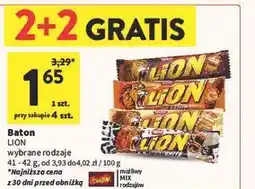 Intermarche Baton Lion Peanut oferta