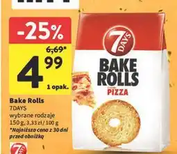 Intermarche Bake rolls pizza 7 Days Rolls oferta
