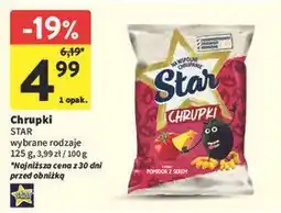 Intermarche Chrupki pomidor z serem Star oferta