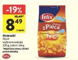 Intermarche Orzeszki z pieca solą Felix oferta