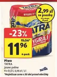 Intermarche Piwo Tatra Jasne Pełne oferta