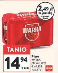 Intermarche Piwo Warka oferta