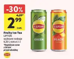 Intermarche Napój peach Lipton Ice Tea oferta