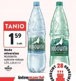 Intermarche Woda gazowana Rodowita Z Roztocza oferta