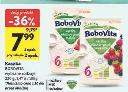 Intermarche Kaszka mleczna owoce leśne Bobovita oferta