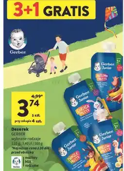 Intermarche Mus dla dzieci yellow fruits Gerber Junior oferta