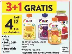 Intermarche Sok malina-jabłko Hipp oferta