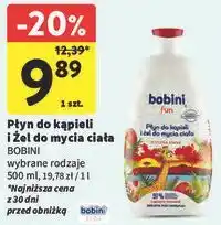 Intermarche Płyn do kąpieli i żel mycia ciała truskawka Bobini Fun oferta