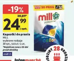 Intermarche Kapsułki do prania color Mill Professional oferta