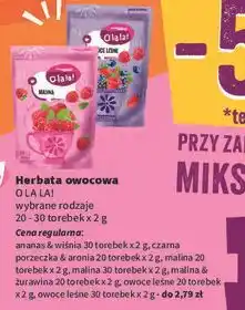 Intermarche Herbata malina i żurawina O La La! oferta