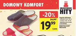 Intermarche Kapcie męskie skórzane 40-46 oferta