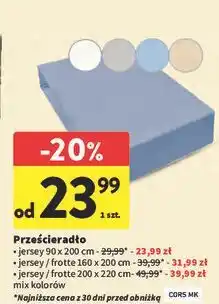 Intermarche Prześcieradło fotte 220 x 200 cm Cors Mk oferta
